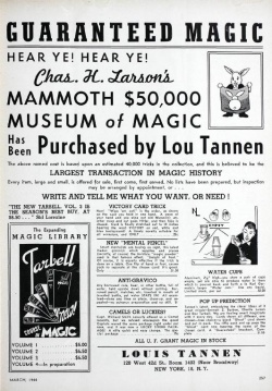 Ad in March 1944 Genii