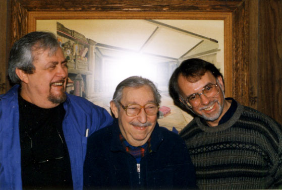 Bauer with Milt Kort and Stephen Minch, c. 1998